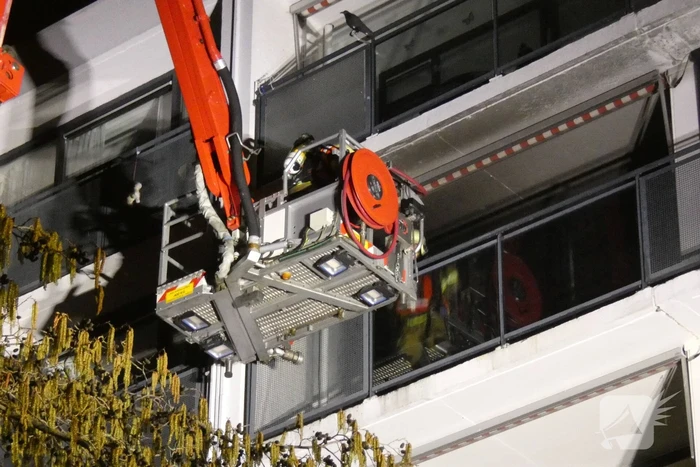 Brand op balkon snel gedoofd