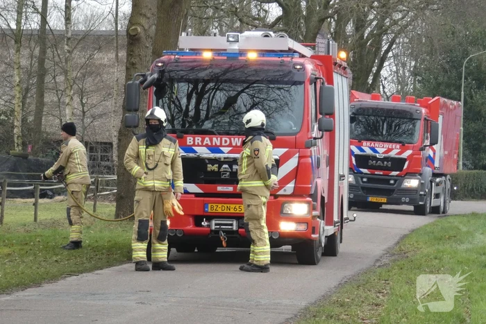 Gasleiding geraakt bij graafwerkzaamheden