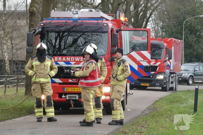 Gasleiding geraakt bij graafwerkzaamheden