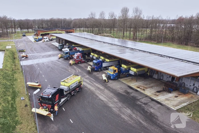 Voorbereidingen voor de sneeuw