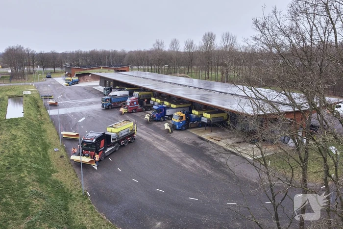 Voorbereidingen voor de sneeuw