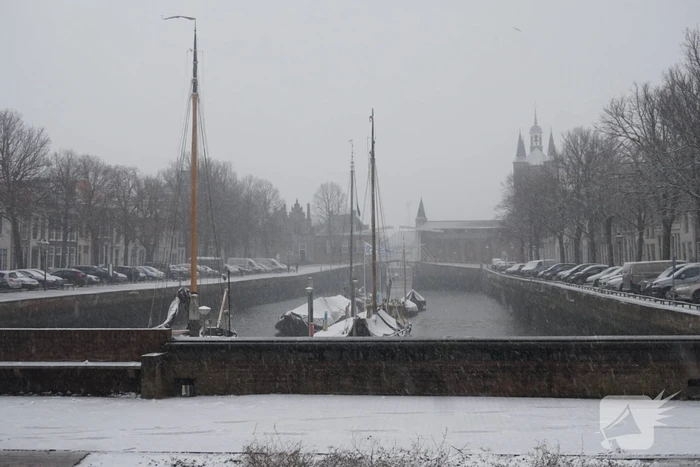 Eerste sneeuwvlokken in provincie Zeeland