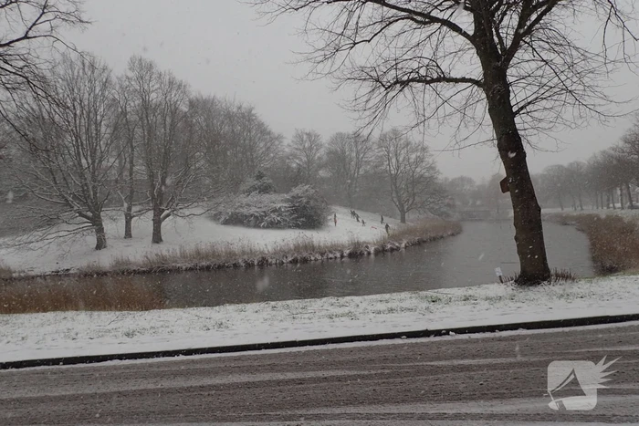 Eerste sneeuwvlokken in provincie Zeeland