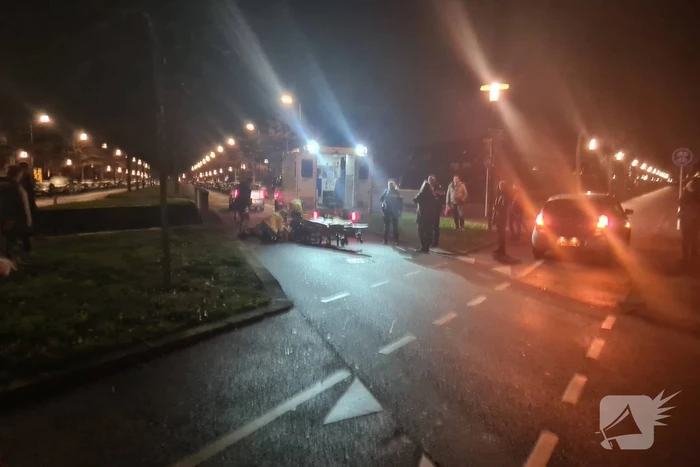 Fietser gewond bij aanrijding met auto