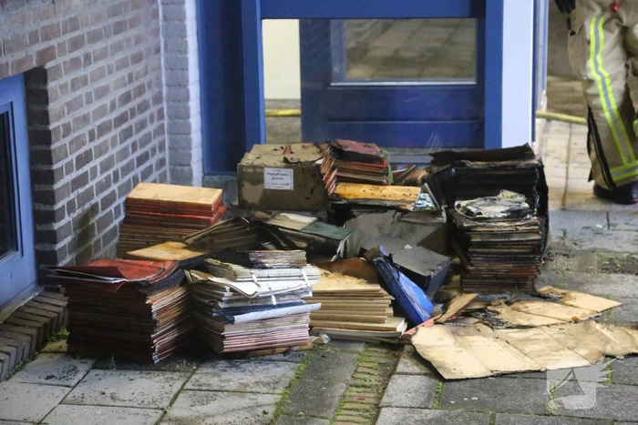 Brand in kelder van woning