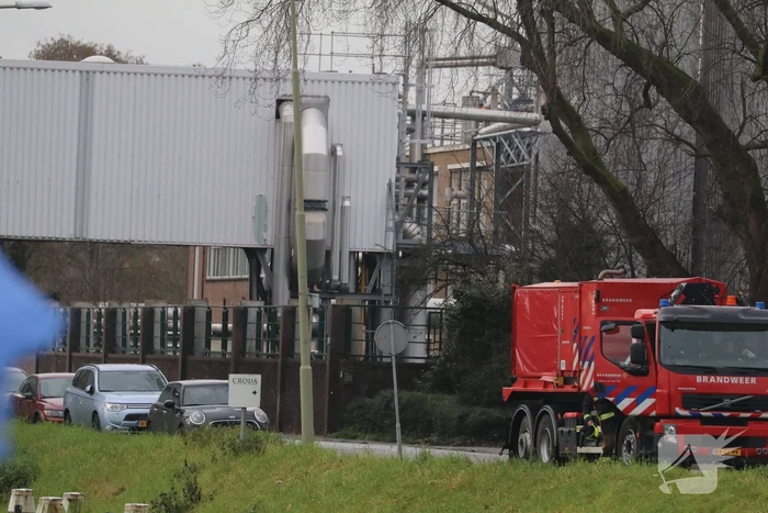 Knallen en grote rookontwikkeling bij Croda Nederland