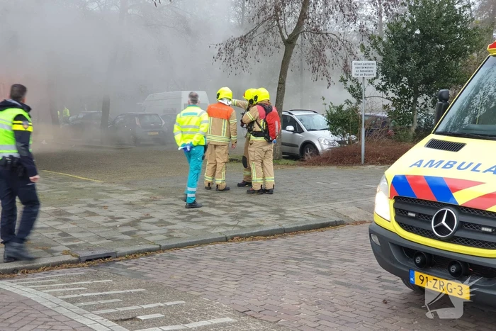 Brand in kelderboxen flatgebouw