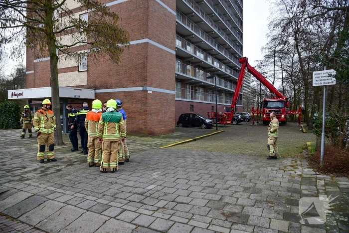 Brand in kelderboxen flatgebouw