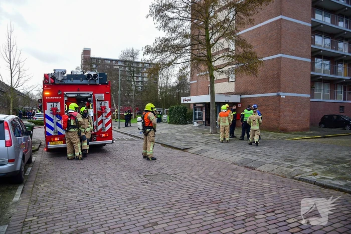 Brand in kelderboxen flatgebouw