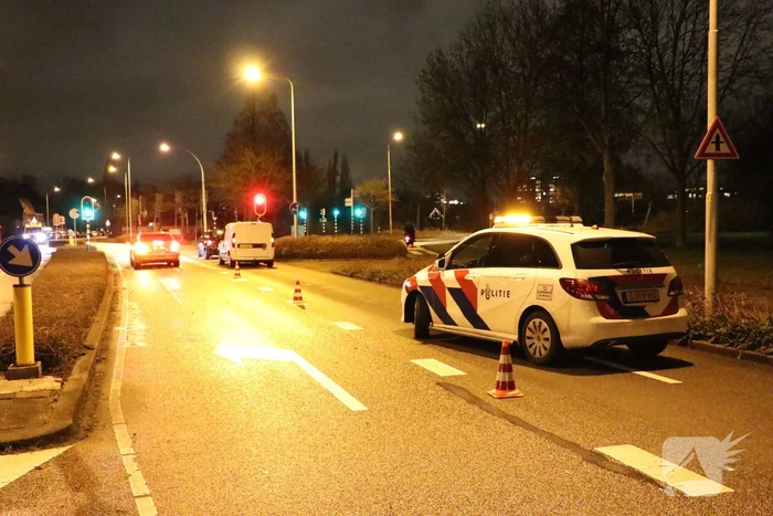 Kop-staart botsing op kruising