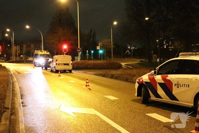 Kop-staart botsing op kruising