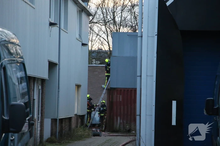 Brand bij Hekker interieurbouwbedrijf