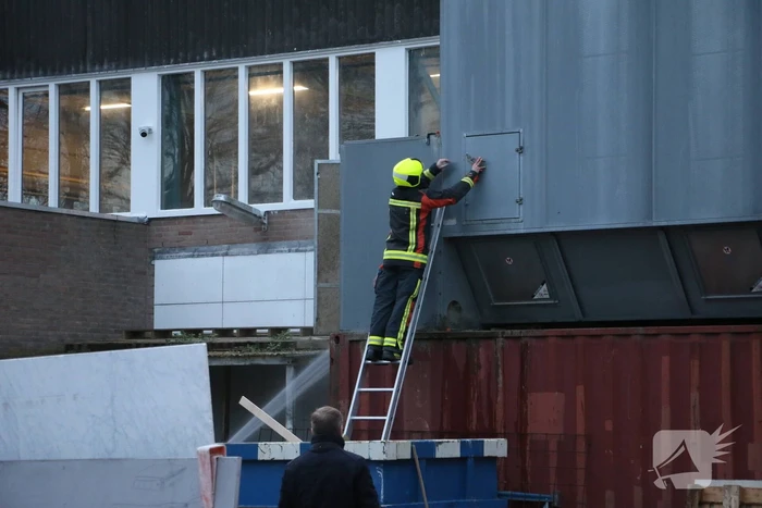 Brand bij Hekker interieurbouwbedrijf