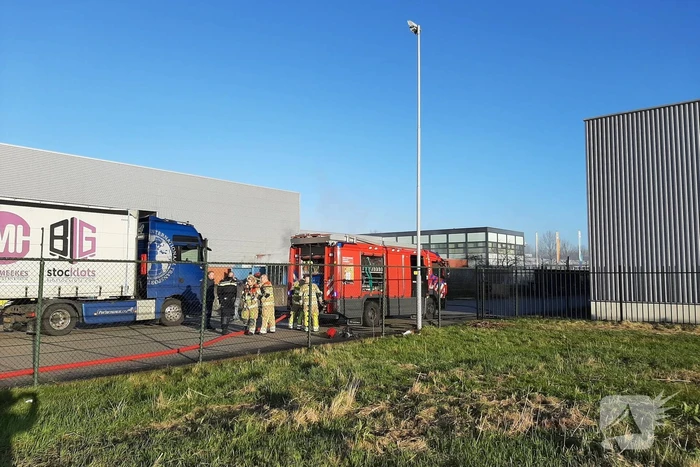 Brand in afvalcontainer bij Montapacking