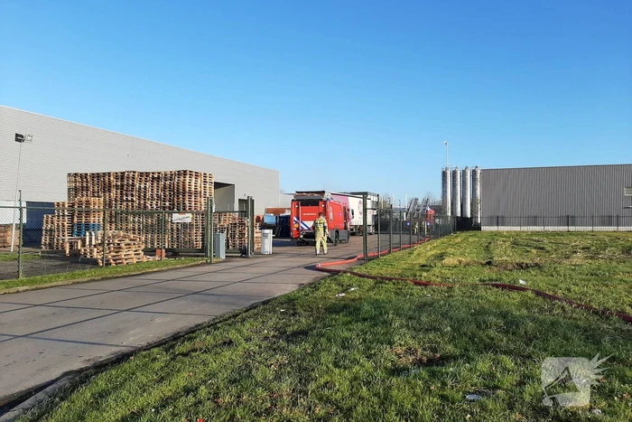 Brand in afvalcontainer bij Montapacking