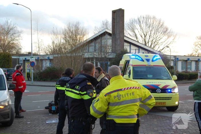 Scooterrijder valt door onbekende oorzaak