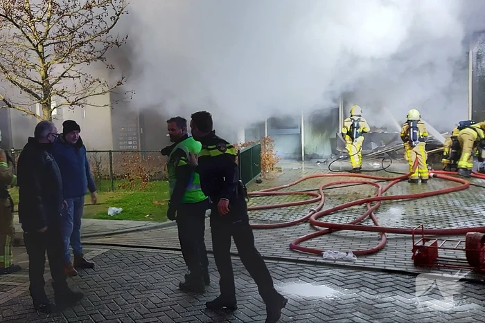 Grote brand in Zone College
