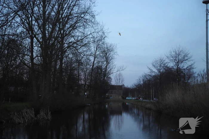 Traumahelikopter voor corona patiënt