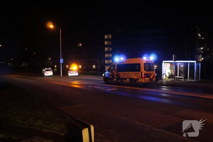 Fietser gewond bij botsing tegen bushokje