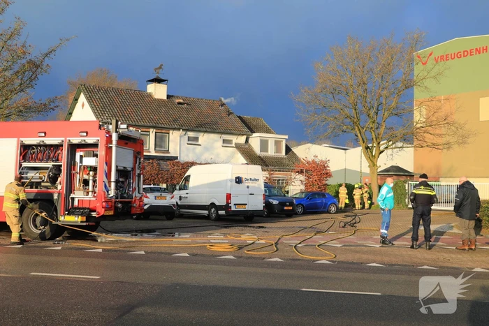 Brand op bovenverdieping vrijstaande woning