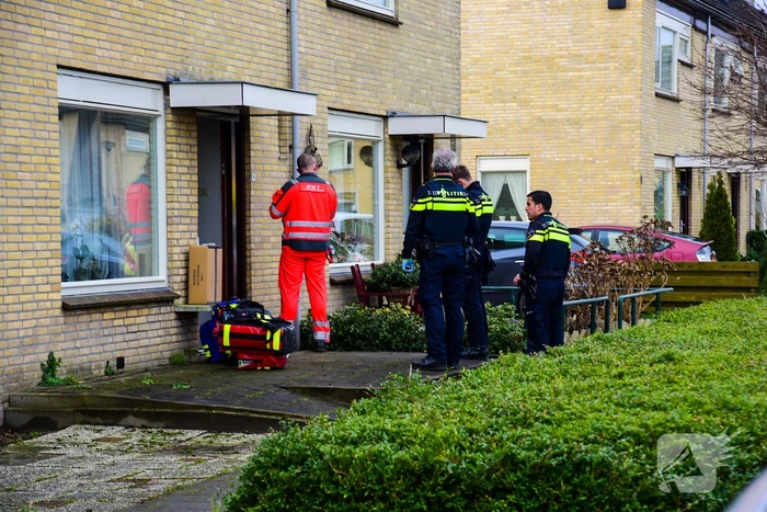 Traumahelikopter landt voor incident in woning