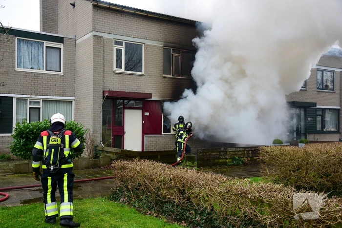 Woning verwoest door uitslaande brand