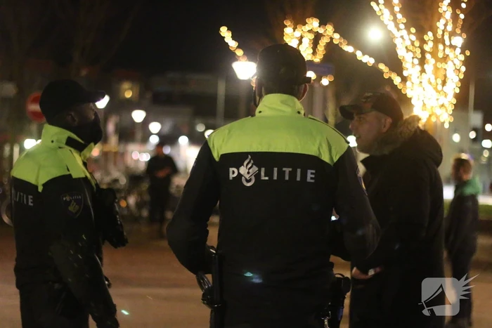 Demonstratie tegen avondklok in centrum