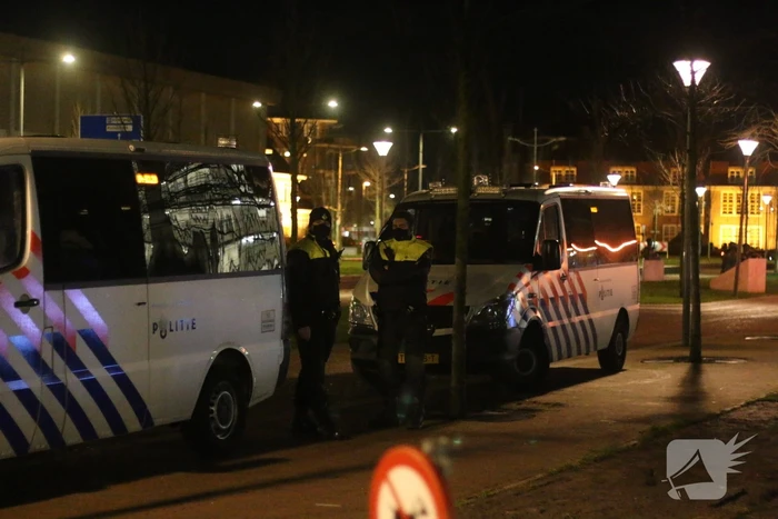 Demonstratie tegen avondklok in centrum