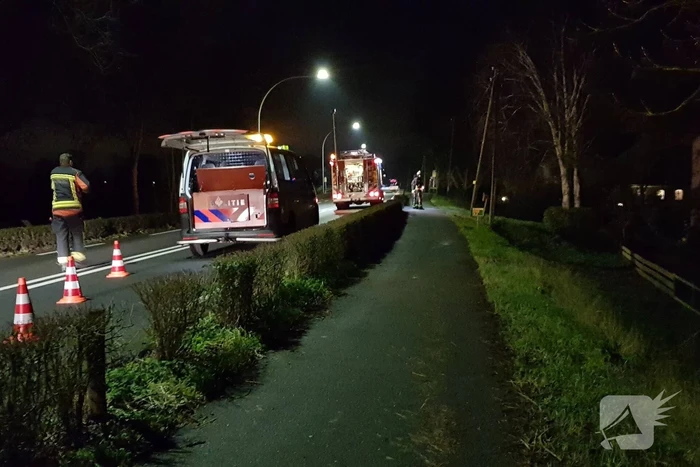 Veel rook bij brand in woning