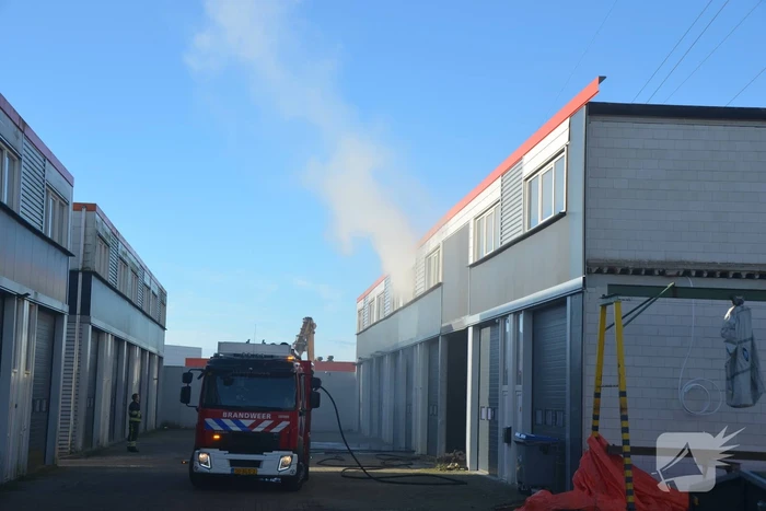 Brand in pand bedrijventerrein De Hemerik