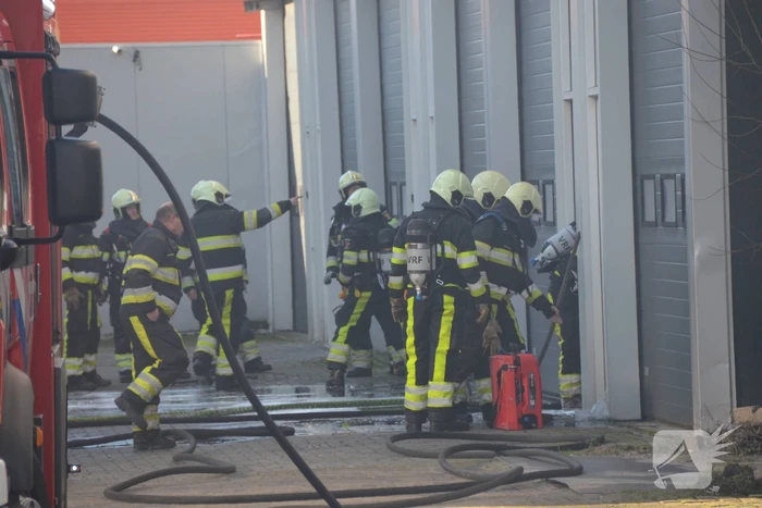 Brand in pand bedrijventerrein De Hemerik