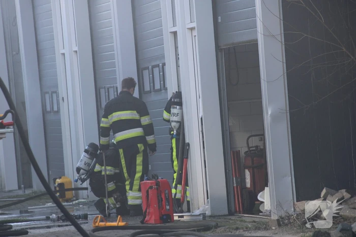 Brand in pand bedrijventerrein De Hemerik