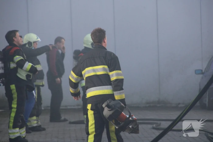 Brand in pand bedrijventerrein De Hemerik