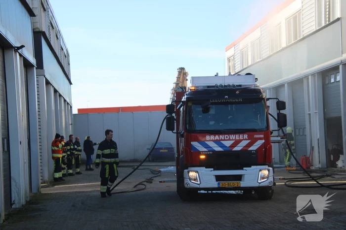 Brand in pand bedrijventerrein De Hemerik