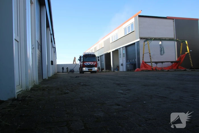 Brand in pand bedrijventerrein De Hemerik