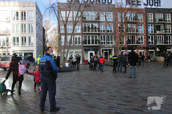 Politie maakt einde aan demonstratie