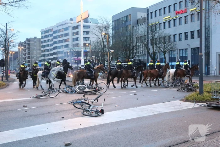 Demonstratie loopt uit de hand
