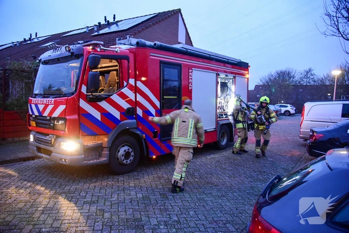 Woningen ontruimd door brand in kelderbox