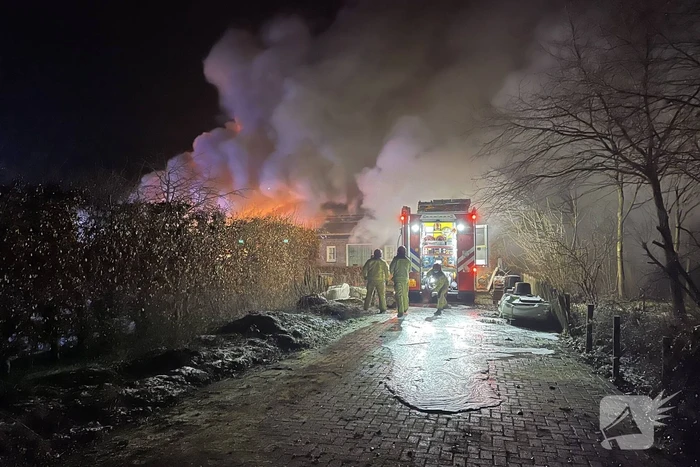 Grote brand in loods Van den Elsen Houtbouw