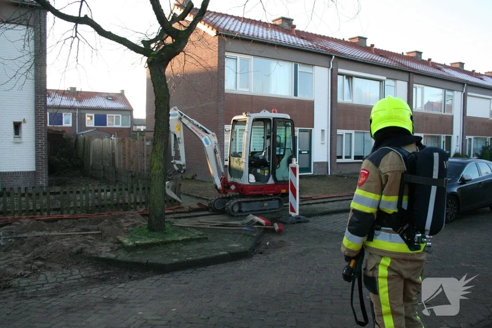 Wederom gasleiding geraakt bij aanleg van glasvezel