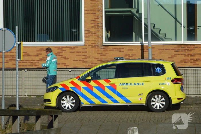 Fietser in botsing met personenauto