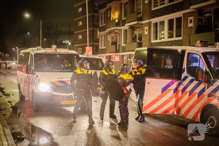 Branden gesticht bij ongeregeldheden