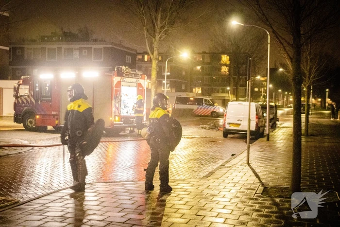 Branden gesticht bij ongeregeldheden
