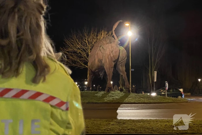 Veel politie op de been bij de Stier