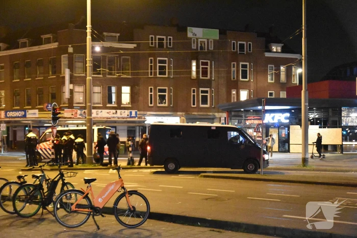 Veel ME op straat na ernstige rellen