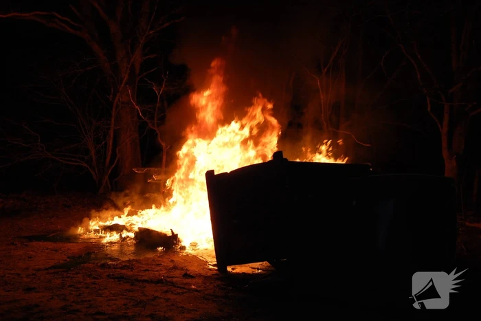 Meerdere dixies door brand verwoest