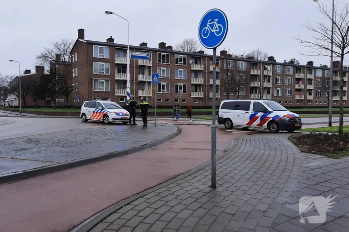 Grote brand in portiekflat