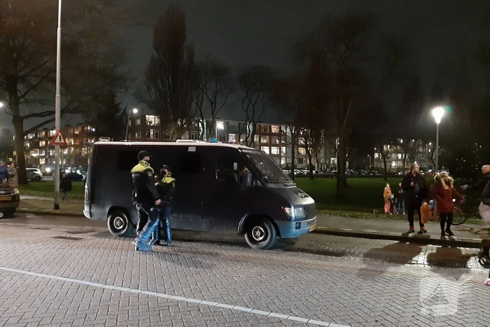 Grote uitslaande brand in pand met rietendak