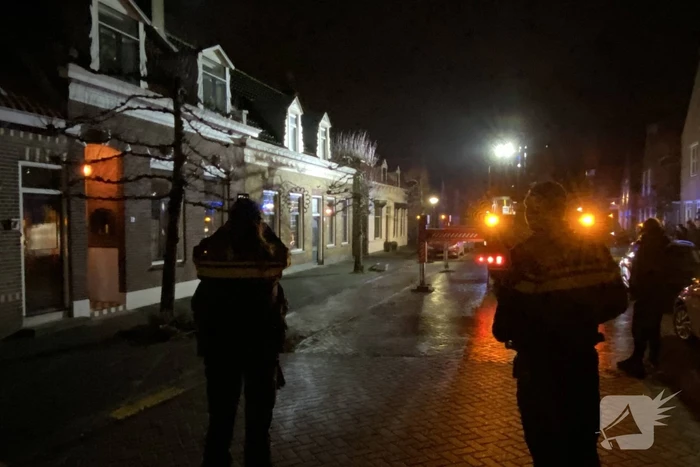 Brand in schoorsteen van woning