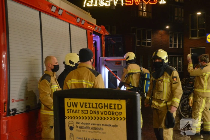 Onderzoek naar vermoedelijke brand in supermarkt
